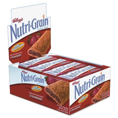 Kellogg's® Nutri-Grain® Cereal Bars, Strawberry, 1.3oz Individually Wrapped